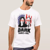 Dark Harris Walz 2024 T-shirt (Voorkant)