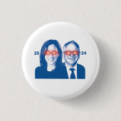 Dark Harris Walz Ronde Button 3,2 Cm (Voorkant)