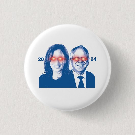 Dark Harris Walz Ronde Button 3,2 Cm (Voorkant)