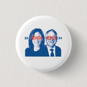 Dark Harris Walz Ronde Button 3,2 Cm