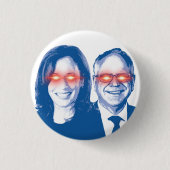 Dark Harris Walz Ronde Button 3,2 Cm (Voorkant)