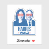 Dark Harris Walz Sticker (Vel)