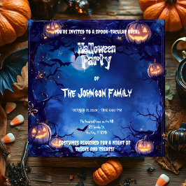 Dark Haunted Halloween Party beroemd gemaakt door  Kaart