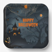 Dark Haunted Night Papieren Bordje (Voorkant)