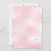 Dark Hazard Baby shower Invitation Kaart (Achterkant)