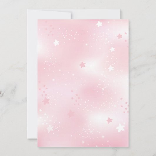 Dark Hazard Baby shower Invitation Kaart (Achterkant)