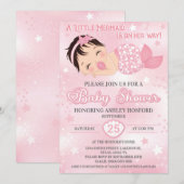 Dark Hazard Baby shower Invitation Kaart (Voorkant / Achterkant)