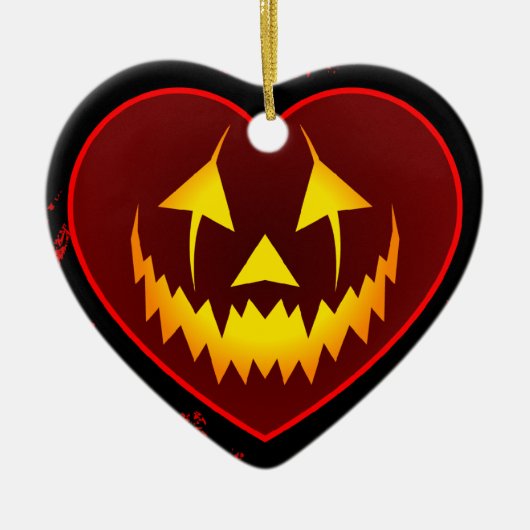 Dark Heart Jack O' Lantern Ornament (Voorkant)