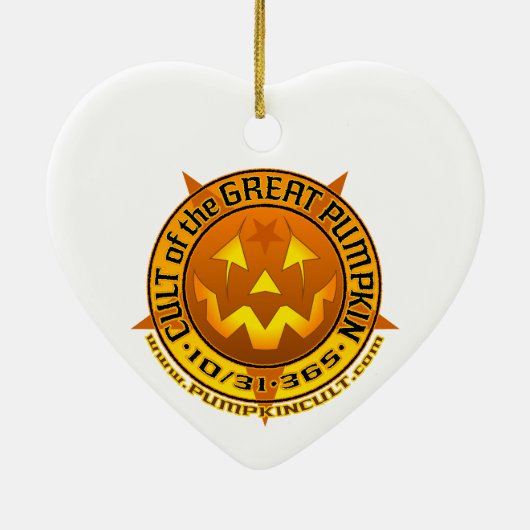 Dark Heart Jack O' Lantern Ornament (Achterkant)