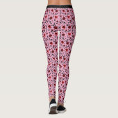Dark Hearts en Rozen Gothic Leggings (Achterkant)