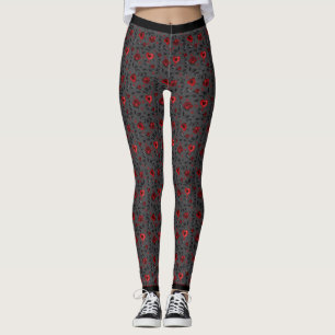 Dark Hearts en Rozen Gothic Leggings