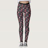Dark Hearts Gothic Leggings (Voorkant)