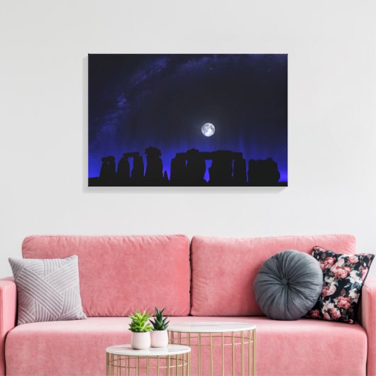 Dark Henge Canvas Afdruk (Insitu (Woonkamer))