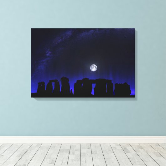 Dark Henge Canvas Afdruk (Insitu (Houten vloer))