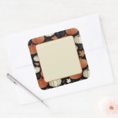 Dark Herfst Pumpkins Halloween Label Sticker (Envelop)