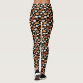 Dark Herfst Pumpkins Leggings (Achterkant)
