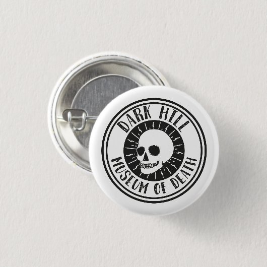 Dark Hill Museum of Death Skull Button (Voorkant /achterkant)