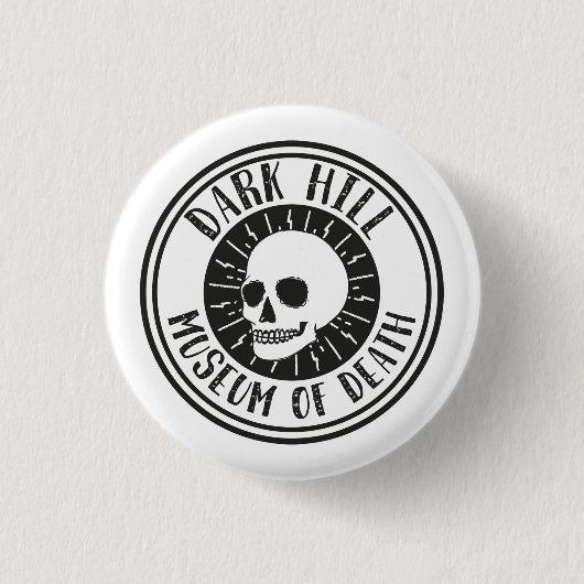 Dark Hill Museum of Death Skull Button (Voorkant)