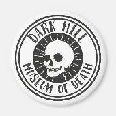 Dark Hill Museum of Death Skull Magnet (Voorkant)