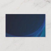 Dark Holographic Chrome 3D Medical Caduceus Visitekaartje (Achterkant)