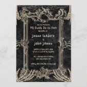 Dark Horror Till Death Do Us Part Wedding Kaart (Voorkant)