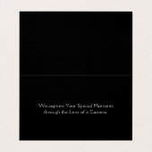 Dark Horse gepersonaliseerd Visitekaartje (Binnenkant ongevouwen)