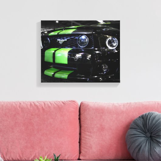 Dark Horse II Canvas Afdruk (Insitu (Woonkamer))