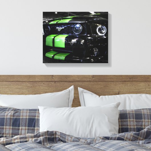 Dark Horse II Canvas Afdruk (Insitu (Slaapkamer))