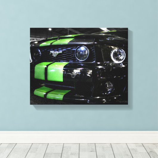 Dark Horse II Canvas Afdruk (Insitu (Houten vloer))