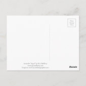 Dark Horse in Aqua - Expressive Motion Stallion Briefkaart (Achterkant)