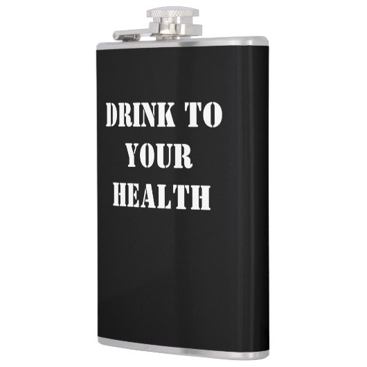 Dark Humor Flask by Skullnskin / J. H. Thornton Heupfles (Links)