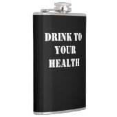 Dark Humor Flask by Skullnskin / J. H. Thornton Heupfles (Rechts)