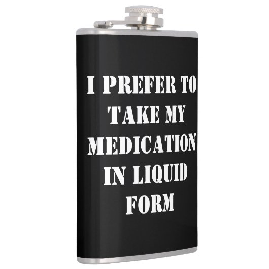 Dark Humor Flask by Skullnskin / J. H. Thornton Heupfles (Rechts)