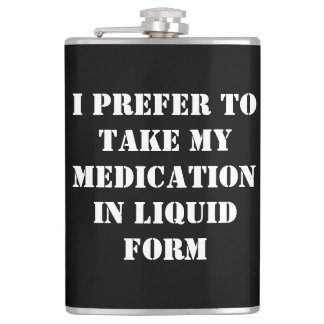 Dark Humor Flask by Skullnskin / J. H. Thornton Heupfles