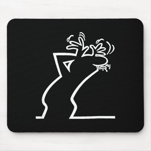 Dark Humor Sarcasm Funny Quote Witty Irony Office  Muismat (Voorkant)