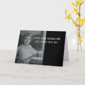 Dark Humor Twisted Funny Laatste Verjaardag Kaart (Gele Bloem)