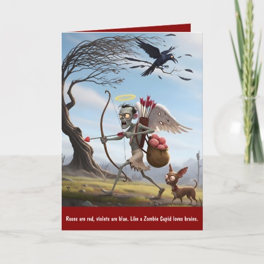 Dark Humour Valentine's Day Feestdagen Kaart (Voorkant)