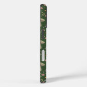Dark Hunter Green Fungi Seamless  Forestcore Case-Mate iPhone Case (Achterkant / Rechts)