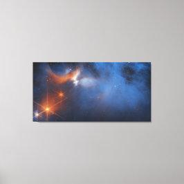 Dark Icy Molecular Cloud | JWST Canvas Afdruk