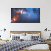 Dark Icy Molecular Cloud | JWST Canvas Afdruk (Insitu (Slaapkamer))