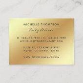 Dark Iridescent Balloons Event Coordinator Busine Visitekaartje (Achterkant)