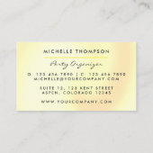 Dark Iridescent Balloons Event Coordinator Visitekaartje (Achterkant)