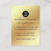 Dark Iridescent Balloons Event Coordinator Visitekaartje (Achterkant)