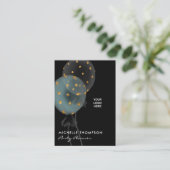 Dark Iridescent Balloons Event Coordinator Visitekaartje (Staand voorkant)