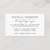 Dark Iridescent Balloons Event Industry Visitekaartje (Achterkant)