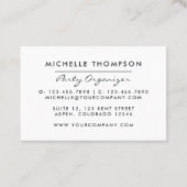 Dark Iridescent Balloons Event Industry Visitekaartje (Achterkant)