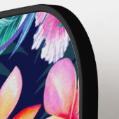 Dark Island Flowers Personalized Pickleball Paddle (Links Detail)