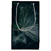 Dark Ivy Leaf Natuur Foto Klein Cadeauzakje (Voorkant)