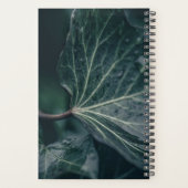 Dark Ivy Leaf Natuur Foto Planner (Achterkant)