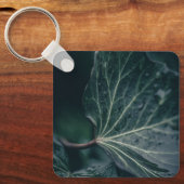 Dark Ivy Leaf Natuur Foto Sleutelhanger (Voorkant)